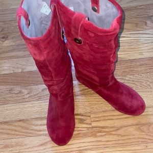 Red Highkoo suede Uggs